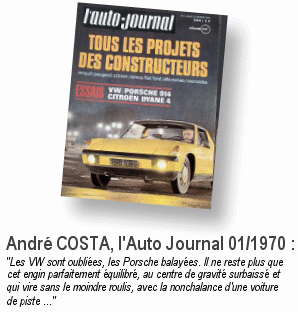Essai de la Porsche 914 dans l'Auto-Journal